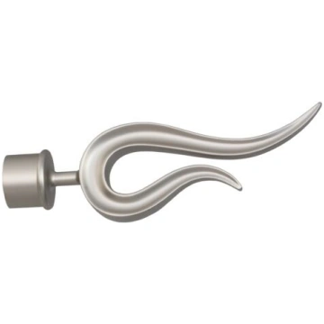 Uzgalis stangai VIOLO satins, niķelis 19mm BOJANEK