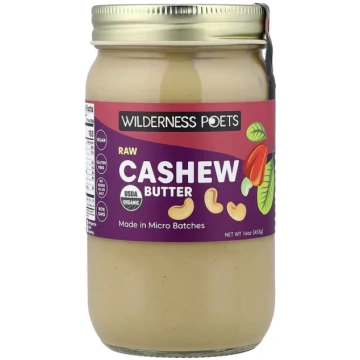 Wilderness Poets, Raw Cashew Butter, 16 oz (453 g)