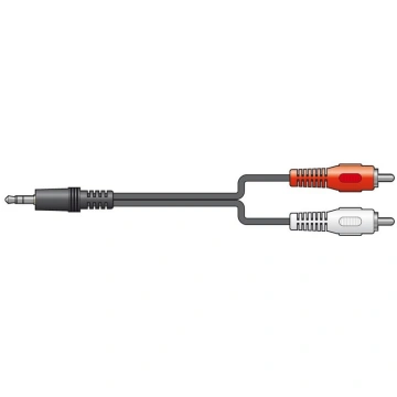 Skytronic CX405-1 kabelis 3,5 stereo-2RCA 1,5 m, C