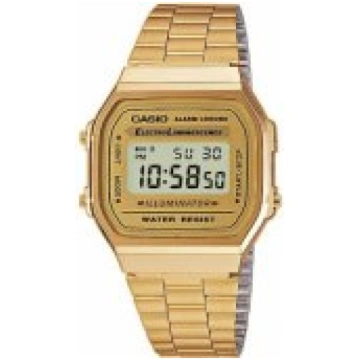 CASIO Retro Vintage A168WG -9EF Gold Pulkstenis A1