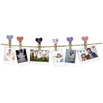 CLIPS, FUJIFILM, instax "heart" clips, (new)