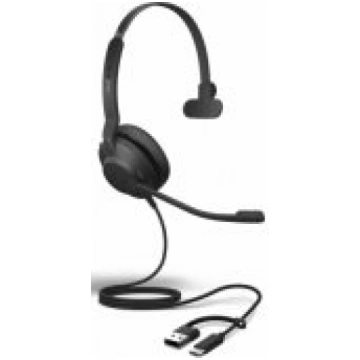 Jabra Evolve2 30 SE USB-A/ USB-C UC Stereo Mono Bl