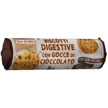 Biscotti Digestive con Gocce di Cioccolato 250g Fi