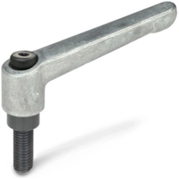 Adjustable lever GN 300-30-M5-20-RH without coatin