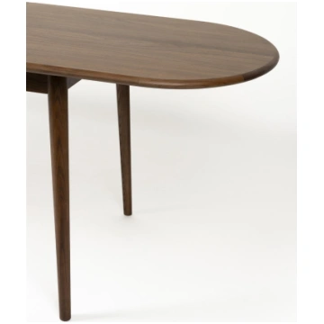 Table Twist Oval Walnut Zuiver, White Label Living