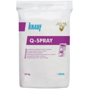 Špaktele Knauf Q-SPRAY, izsmidzināšanai/rullēšanai