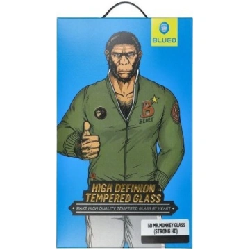 Blueo Szklo Hartowane 5D Mr. Monkey Glass - Apple 