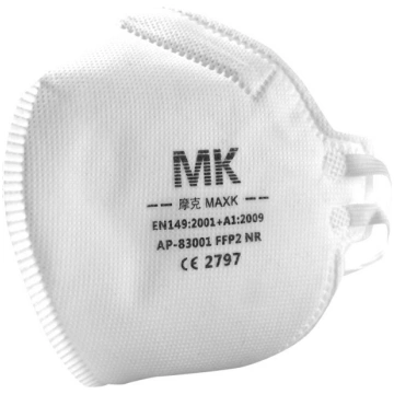 Aizsargmaska respirators FFP2 bez vārsta JBM