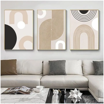 HEHGVCF komplekts 3, Modern Abstract Art Sienas bi