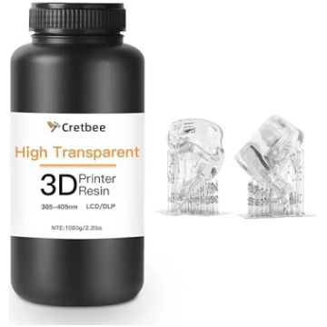 Cretbee Ultra-Clear 3D-Druckharz - Hohe Transparen