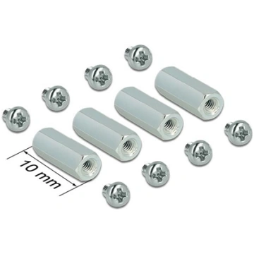 Delock Mounting Kit M2.5 Spacer hexagon inside/ins