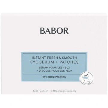 BABOR Instant Fresh & Smooth Eye Serum & Patches S