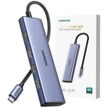 HUB USB Ugreen HUB UGREEN CM511 USB-C do HDMI, 3x 
