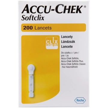 Accu-Chek Softclix Lancetes, 200 gb
