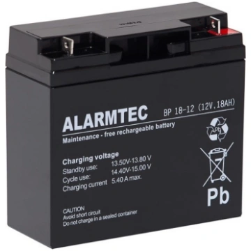 Akumulator AGM ALARMTEC sērija BP 12V 18Ah | BP 18