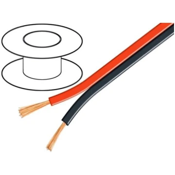 15083; Wire: loudspeaker cable; 2x0,75mm2; strande