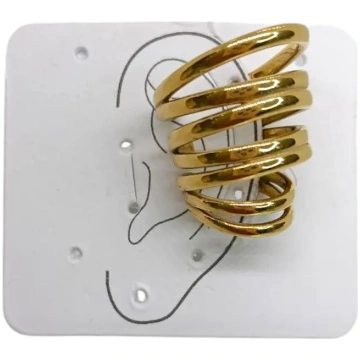 Ear Cuff Fiur Gold Splendi