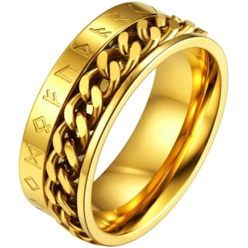 FaithHeart Edelstahl Fingerring für Herren Damen K