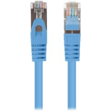 Lanberg patch cable - 25 cm - blue (RAL 5012) PCF6
