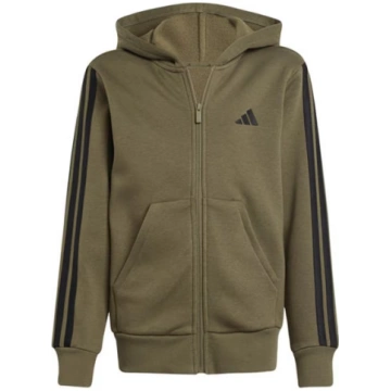 3-Stripe Essentials Full-Zip Hoodie Juniors