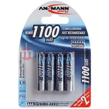 Ansmann Akumulators Aaa / R03 1100mah 4 gab