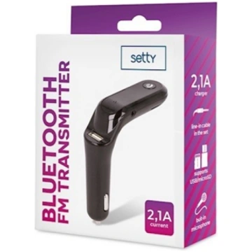 Setty TFM-02 FM Transmitter Bluetooth 5.0 / microS