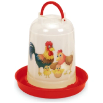 Dzirdne putniem 5litri,(sarkans) HAPPY RANGE
