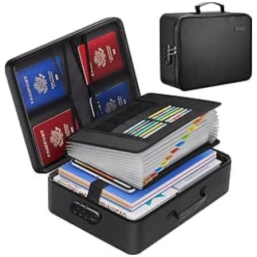 12 Pocket File Folders Expandable Documents Folder