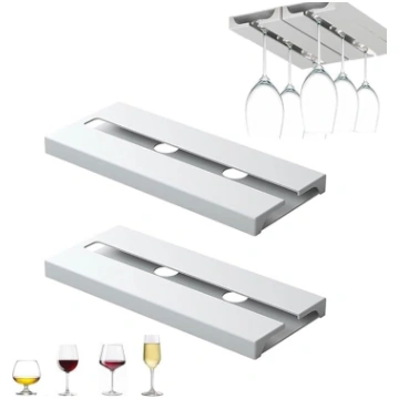 CaiYuanGJ Pack of 2 Inverted Wine Glass Holder, ba