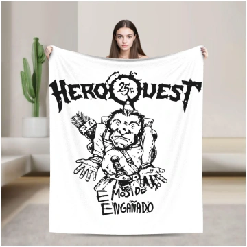 Heroquest Roleplay Game 90s RPG Blanket Gaming Fuz