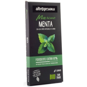 Cioccolato Mascao fondente alla menta bio 100g