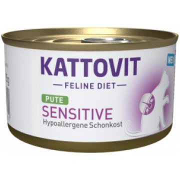 Kattovit Sensitive ar tītaru 6 x 185g - Konservi j