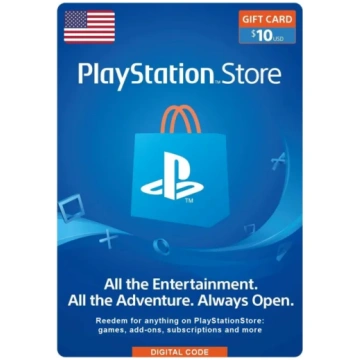 Sony PlayStation Store 10 USD Gift Card USA