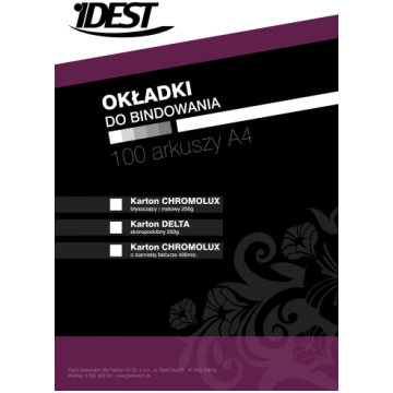 Idest Okładki do bindowania CHROMOLUX A4 250G 100(