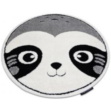 Bērnu paklājs JOY Apaļš Panda lācis, bērniem - str