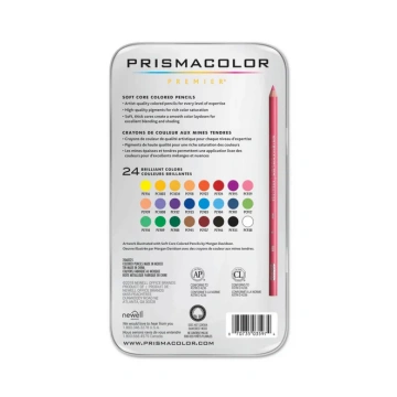 Set of 24 Colored Pencils - Prismacolor