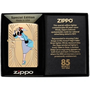 Zippo Lighter 48413 Windy 85th Anniversary Collect