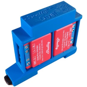 Dubultais DIN sliedes adapteris Shelly PLUS MINI r