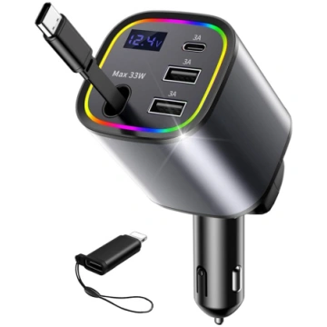AGEMANY USB cigarešu aizdedzinātāja adapteris 78 W