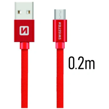 Swissten Textile Quick Charge Universāls Micro USB