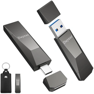 256GB USB C zibatmiņas disks Memory Stick 2 in 1 U