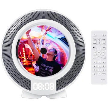 Sienas CD atskaņotājs Bluetooth FM USB AUX Pārnēsā