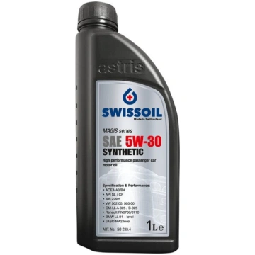 SAE 5W-30 SYNTHETIC, 1L Swissoil