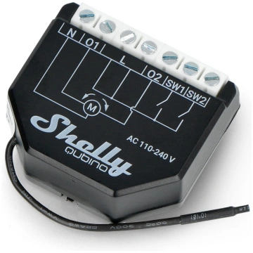 Viedais relejs Shelly Qubino Wave 2PM AN-24176