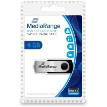 MEMORY DRIVE FLASH USB2 4GB/MR907 MEDIARANGE