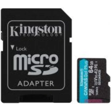 Kingston | Canvas Go! Plus | 64 GB | SD | Flash me