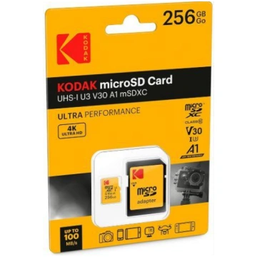 Kodak MicroSDXC 256GB UHS-I U3 Ultra EKMSDM256GXC1