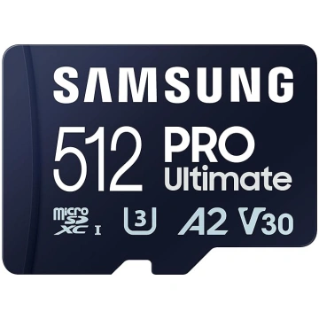 Samsung Pro Ultimate microSD karte + SD adapteris,