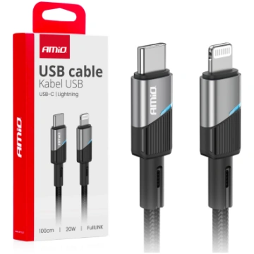 USB-C to Lightning 20W 100cm FullLINK AMIO-03928 A