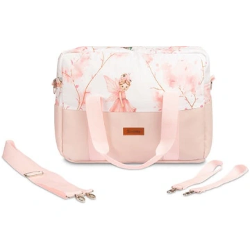 Sensillo STROLLER BAG ECO LEATHER FAIRIES PINK ART